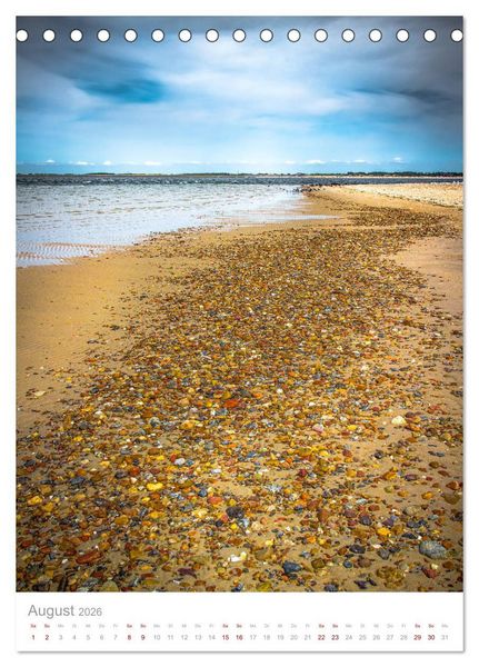 Produktbild: Amrum - Das Gesicht der Nordsee (Tischkalender 2026 DIN A5 hoch), CALVENDO Monatskalender
