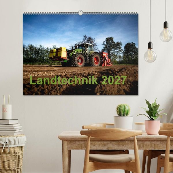 Produktbild: Landtechnik 2027 (Wandkalender 2027 DIN A2 quer), CALVENDO Monatskalender