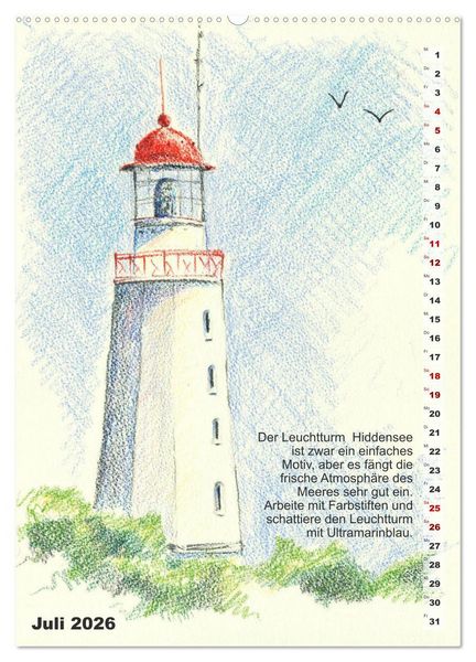 Produktbild: Mal mal mit Stiften (Wandkalender 2026 DIN A2 hoch), CALVENDO Monatskalender