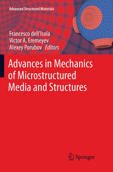 Produktbild: Advances in Mechanics of Microstructured Media and Structures