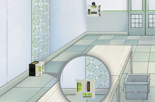 Produktbild: Laserliner LaserCube green Linienlaser Reichweite (max.): 10m