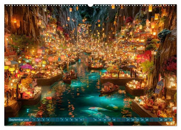 Produktbild: Hier wimmelt es (hochwertiger Premium Wandkalender 2026 DIN A2 quer), Kunstdruck in Hochglanz