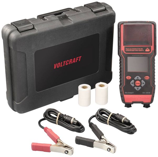 Produktbild: VOLTCRAFT VC-BT12/24-Print Kfz-Batterietester 12 V, 24 V Batteriepr&uuml;fung 24.3 mm x 11 mm x 5.9 mm