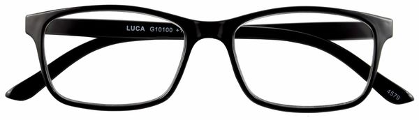 Lesebrille LUCA, schwarz, +1.00 dpt