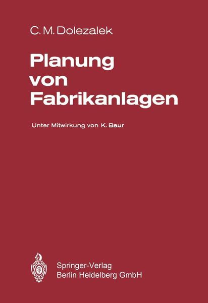 Produktbild: Planung von Fabrikanlagen