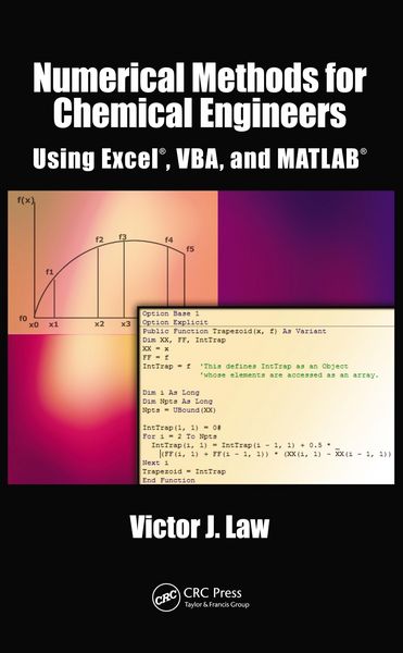 Produktbild: Numerical Methods for Chemical Engineers Using Excel, VBA, and MATLAB