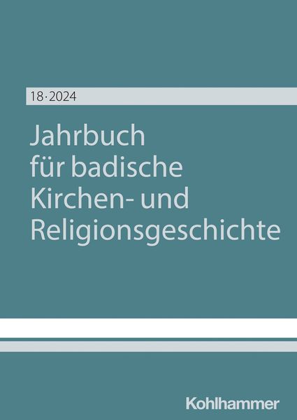 Produktbild: Jahrbuch f&uuml;r badische Kirchen- und Religionsgeschichte