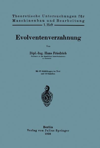 Produktbild: Evolventenverzahnung