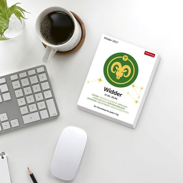 Produktbild: Widder Sternzeichenkalender 2027 - Tagesabrei&szlig;kalender - Ihr Horoskop f&uuml;r jeden Tag