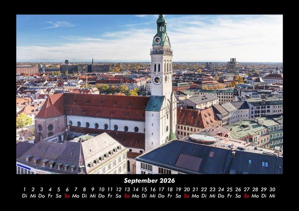 Produktbild: St&auml;dte aus Bayern 2026 Fotokalender DIN A3