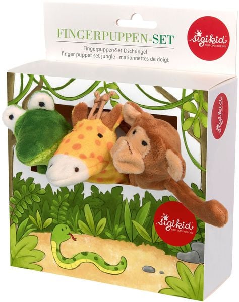 Produktbild: Sigikid - Fingerpuppen-Set Dschungel, My Little Theatre