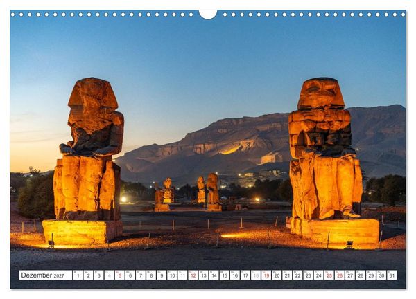 Produktbild: &Auml;gypten - Karnak, die thebanische Nekropole und Luxor (Wandkalender 2027 DIN A3 quer), CALVENDO Monatskalender