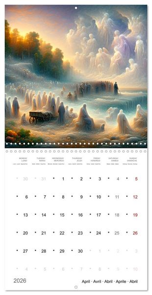 Produktbild: Jeux d'ombre de l'Humanit&eacute; (Calendrier mural carr&eacute; 2026 30x30 cm) Calendrier double avec une page pour vos prises de notes