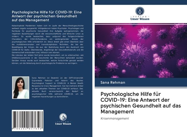Produktbild: Psychologische Hilfe f&uuml;r COVID-19: Eine Antwort der psychischen Gesundheit auf das Management