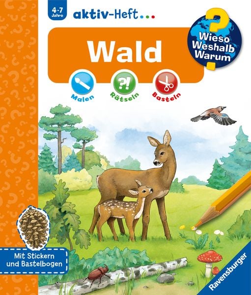 Wieso? Weshalb? Warum? aktiv-Heft - Wald, Taschenbuch von , Ravensburger Verlag GmbH, 978-3-473-32973-1
