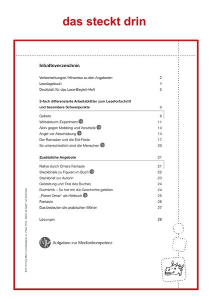 Produktbild: Lekt&uuml;rebegleiter &ndash; kompakt und differenziert: Planet Omar &ndash; Nichts als &Auml;rger