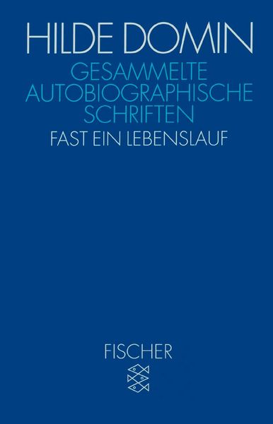 Produktbild: Gesammelte autobiographische Schriften