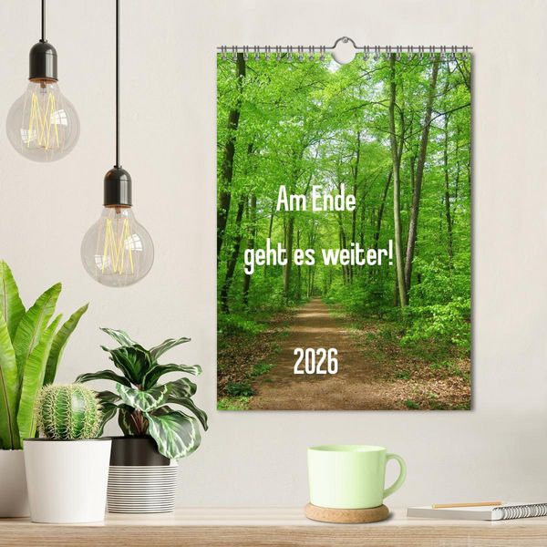 Produktbild: Am Ende geht es weiter! 2026 (Wandkalender 2026 DIN A4 hoch), CALVENDO Monatskalender