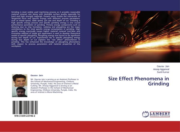 Produktbild: Size Effect Phenomena in Grinding
