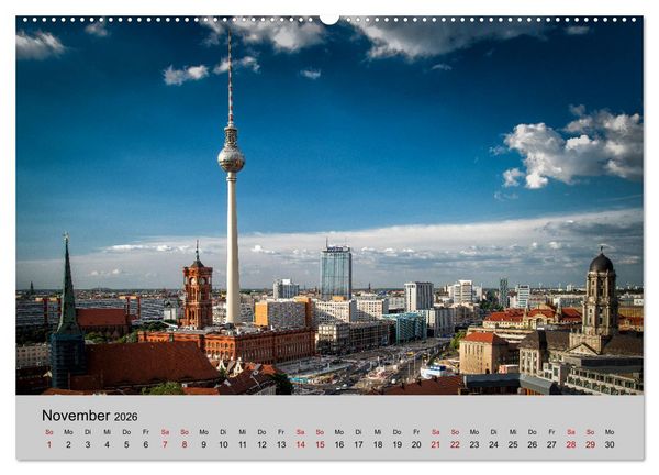 Produktbild: Ein Spaziergang durch Berlin (hochwertiger Premium Wandkalender 2026 DIN A2 quer), Kunstdruck in Hochglanz