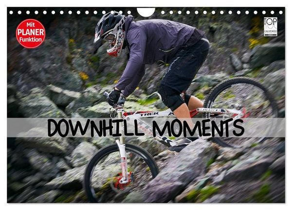 Downhill Moments (Wandkalender 2026 DIN A4 quer), CALVENDO Monatskalender