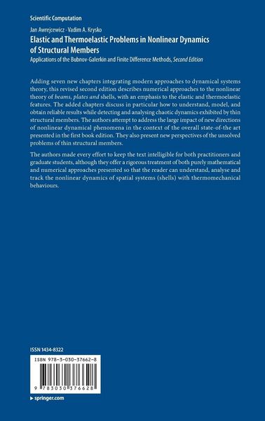 Produktbild: Elastic and Thermoelastic Problems in Nonlinear Dynamics of Structural Members