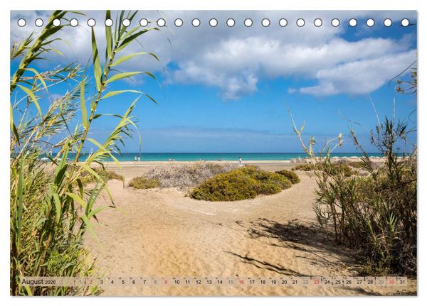 Produktbild: FUERTEVENTURA Paradiesische Impressionen der Insel (Tischkalender 2026 DIN A5 quer), CALVENDO Monatskalender