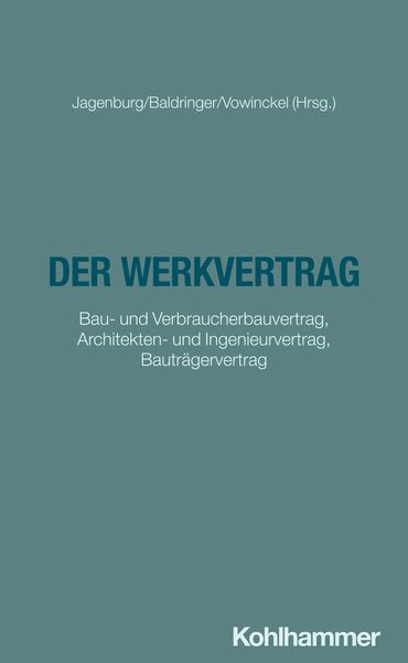 Produktbild: Der Werkvertrag