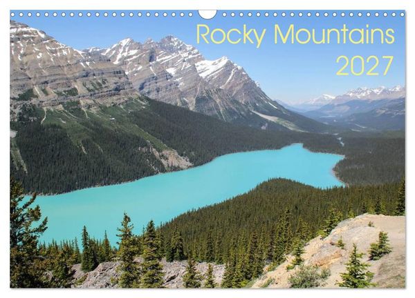 Produktbild: Rocky Mountains 2027 (Wandkalender 2027 DIN A3 quer), CALVENDO Monatskalender