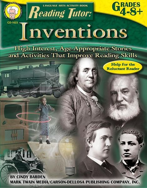 Produktbild: Reading Tutor: Inventions, Grades 4 - 8