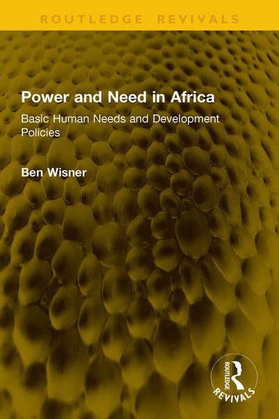 Produktbild: Power and Need in Africa