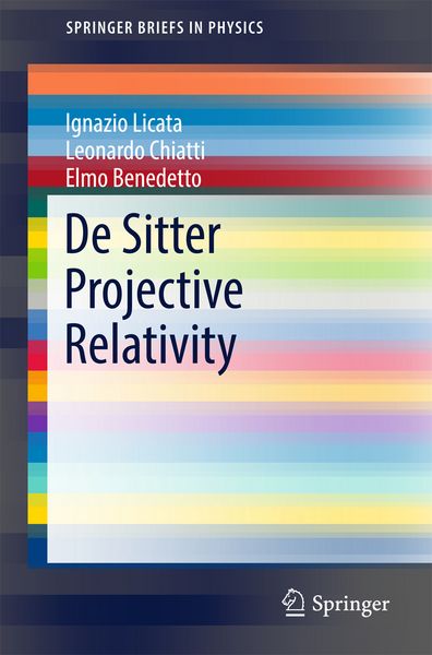 Produktbild: De Sitter Projective Relativity