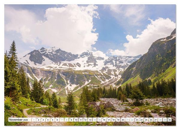Produktbild: Zillertal - Bergidylle rund um Mayrhofen 2026 (hochwertiger Premium Wandkalender 2026 DIN A2 quer), Kunstdruck in Hochglanz