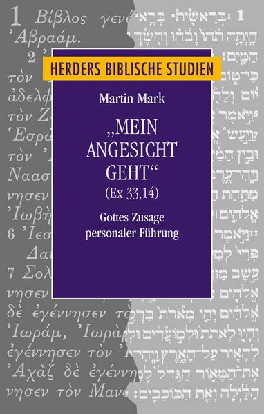Produktbild: "Mein Angesicht geht" (Ex 33,14)