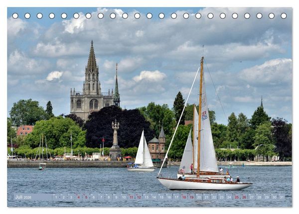 Produktbild: Zauberhafter Westlicher Bodensee (Tischkalender 2026 DIN A5 quer), CALVENDO Monatskalender