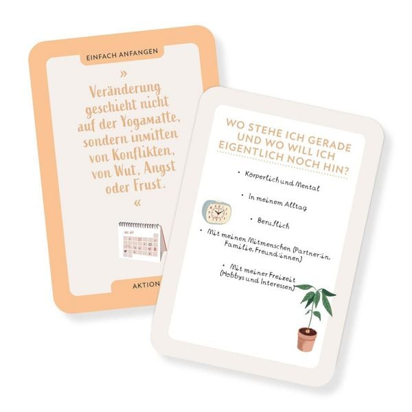 Produktbild: Heute fange ich an - Das Motivationskartenset