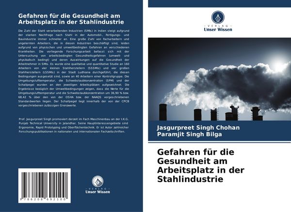 Produktbild: Gefahren f&uuml;r die Gesundheit am Arbeitsplatz in der Stahlindustrie