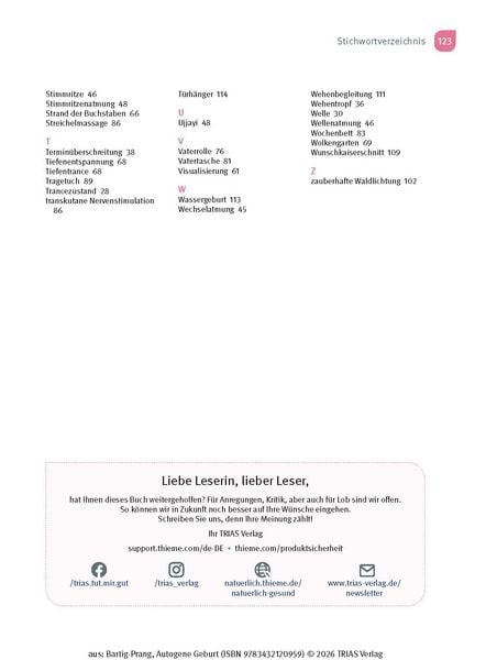 Produktbild: Autogene Geburt