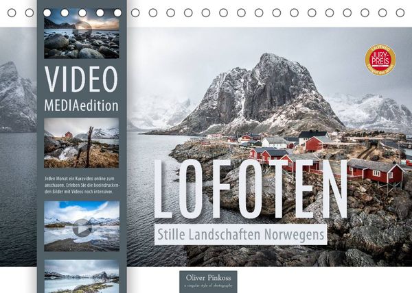 Produktbild: Lofoten - Stille Landschaften Norwegens (MEDIAedition) (Tischkalender 2022 DIN A5 quer)