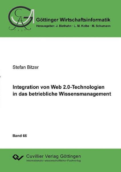 Produktbild: Integration von Web 2.0-Technologien in das betriebliche Wissensmanagment
