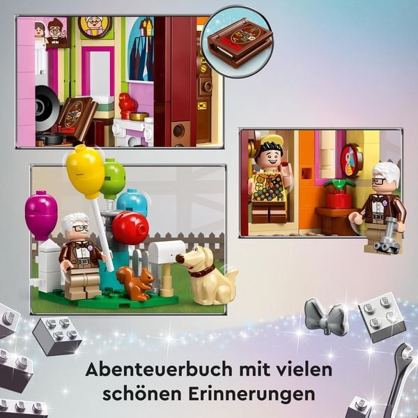 Produktbild: LEGO | Disney and Pixar Carls Haus aus &bdquo;Oben&ldquo;, baubares Spielzeug 43217