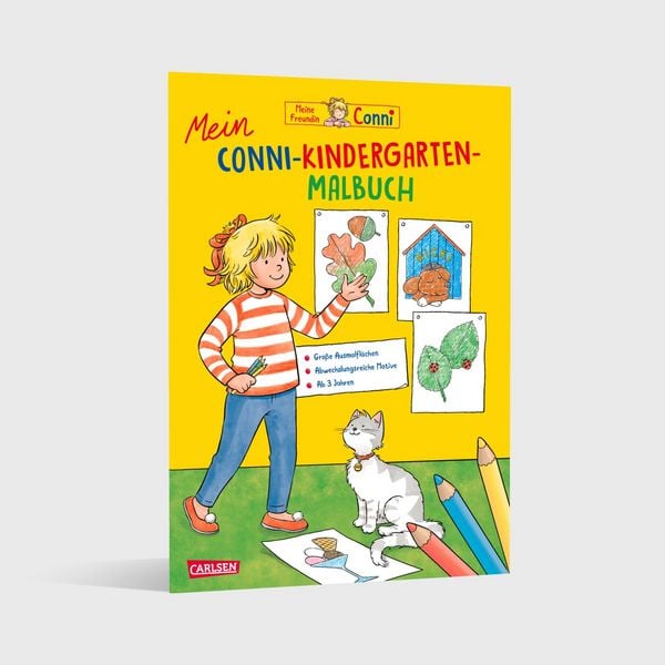 Produktbild: Conni Gelbe Reihe (Besch&auml;ftigungsbuch): Mein Conni-Kindergarten-Malbuch