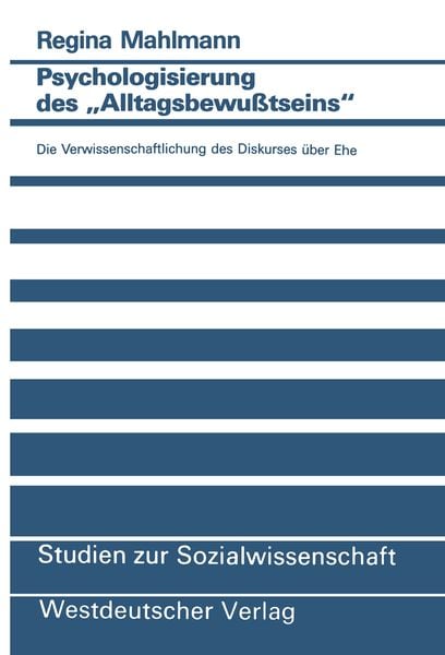 Produktbild: Psychologisierung des &bdquo;Alltagsbewu&szlig;tseins&ldquo;
