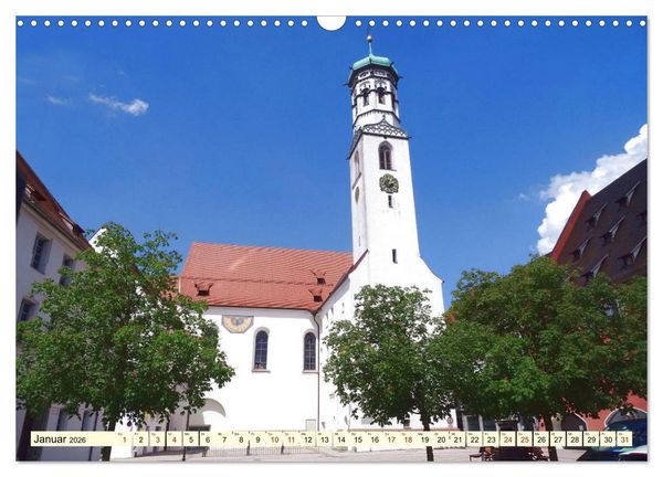 Produktbild: Unterwegs in Memmingen (Wandkalender 2026 DIN A3 quer), CALVENDO Monatskalender