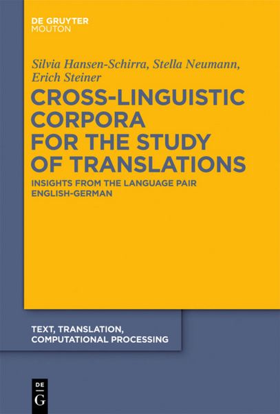 Produktbild: Cross-Linguistic Corpora for the Study of Translations