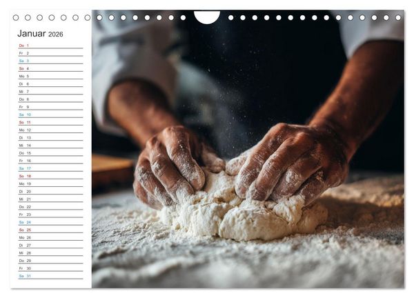 Produktbild: Mit Herz und Hand, Ich bin B&auml;cker (Wandkalender 2026 DIN A4 quer), CALVENDO Monatskalender