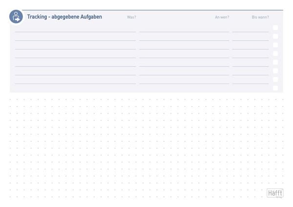 Produktbild: Block A5 quer Aufgabenplaner Management by Eisenhower