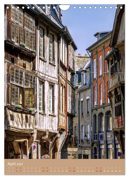Produktbild: Facetten der Bretagne. Granit, Meer und Geschichte (Wandkalender 2027 DIN A4 hoch), CALVENDO Monatskalender