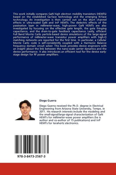 Produktbild: GaN HEMT Modeling and Design for mm and sub-mm Wave Power Amplifiers