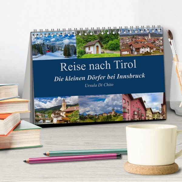 Produktbild: Reise nach Tirol - Die kleinen D&ouml;rfer bei Innsbruck (Tischkalender 2026 DIN A5 quer), CALVENDO Monatskalender